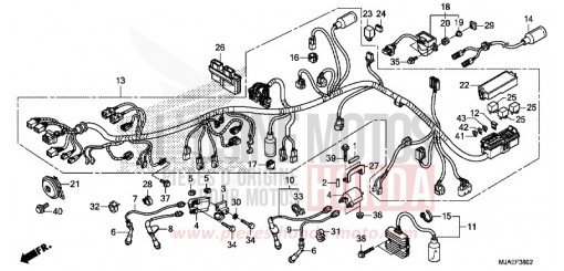 WIRE HARNESS (VT750S) VT750SE de 2014